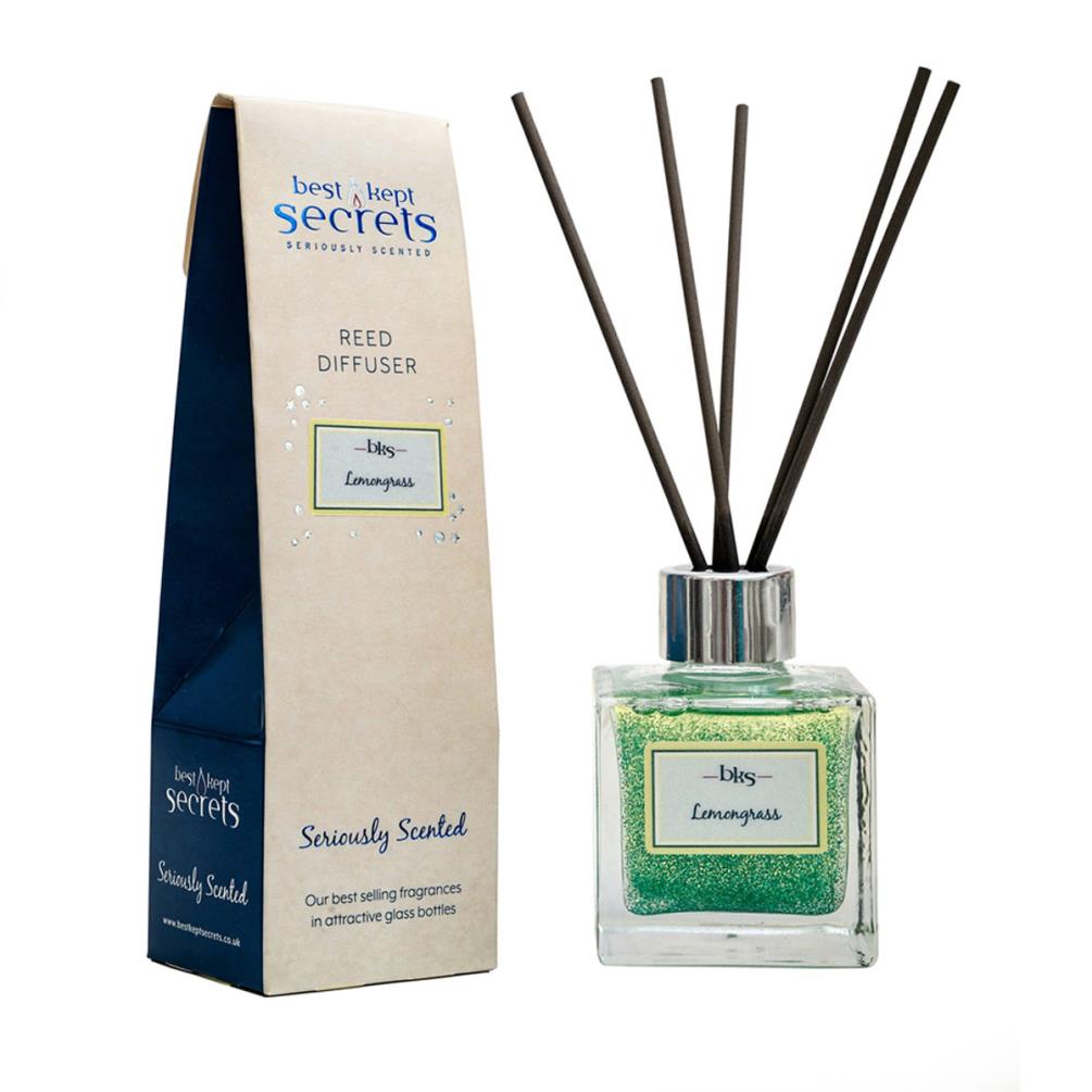 Best Kept Secrets Lemongrass Sparkly Reed Diffuser - 100ml £13.49